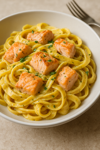 Tagliatelles au saumon
