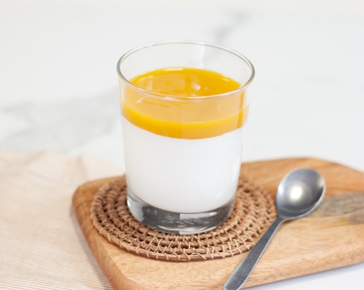 Fromage blanc coulis mangue