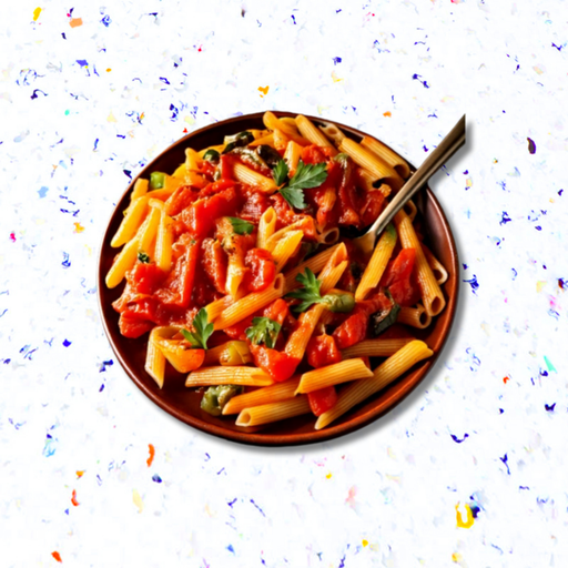 Penne, caponata sicilienne