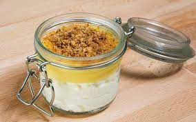 Fromage blanc, compotée de pomme, spéculoos