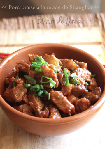 Porc Shanghai, riz cantonnais et carottes au miel soja