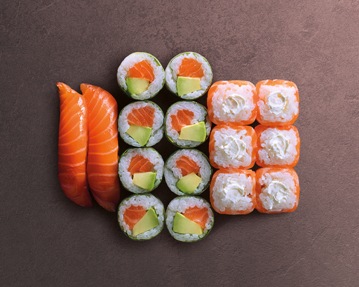 Sushi lunch salmon