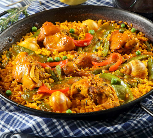Paëlla espagnol au poulet